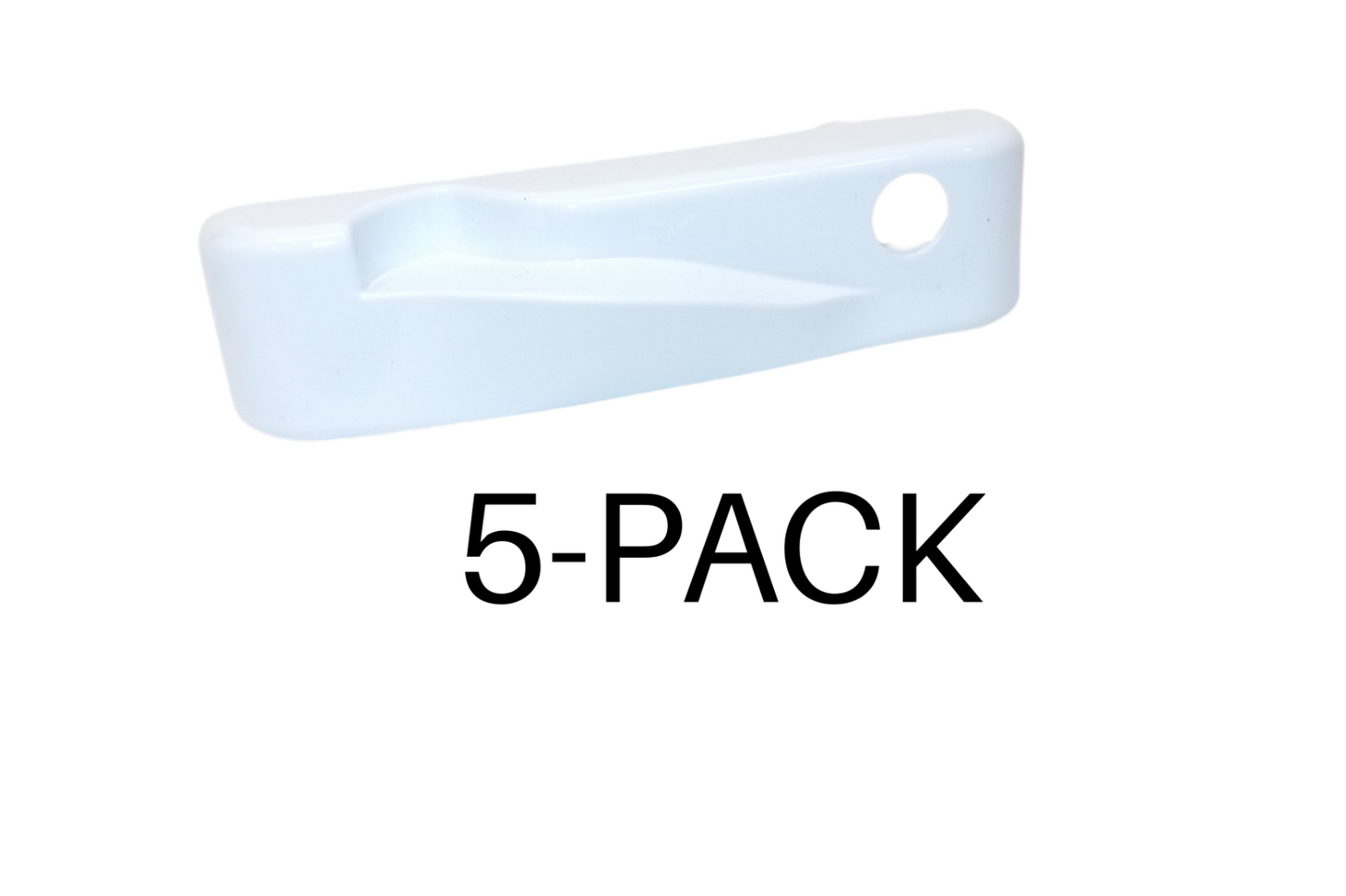 5-PACK AMESBURY TRUTH ENCORE OPERATOR COVER WHITE LH FOR TANGO