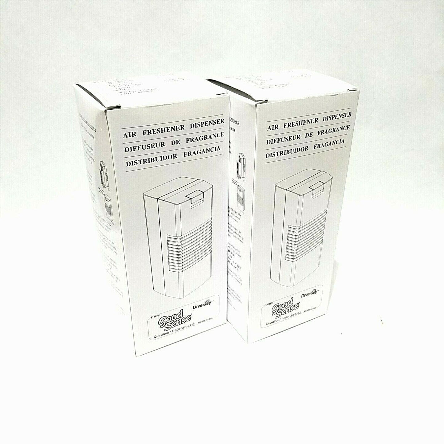 2 PACK - DIVERSEY 3138751 GOOD SENSE CONTINUOUS ACTION WALL MOUNT AIR FRESHENER