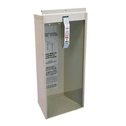 POTTER ROEMER 9752 STEEL FIRE EXTINGUISHER CABINET, WHITE