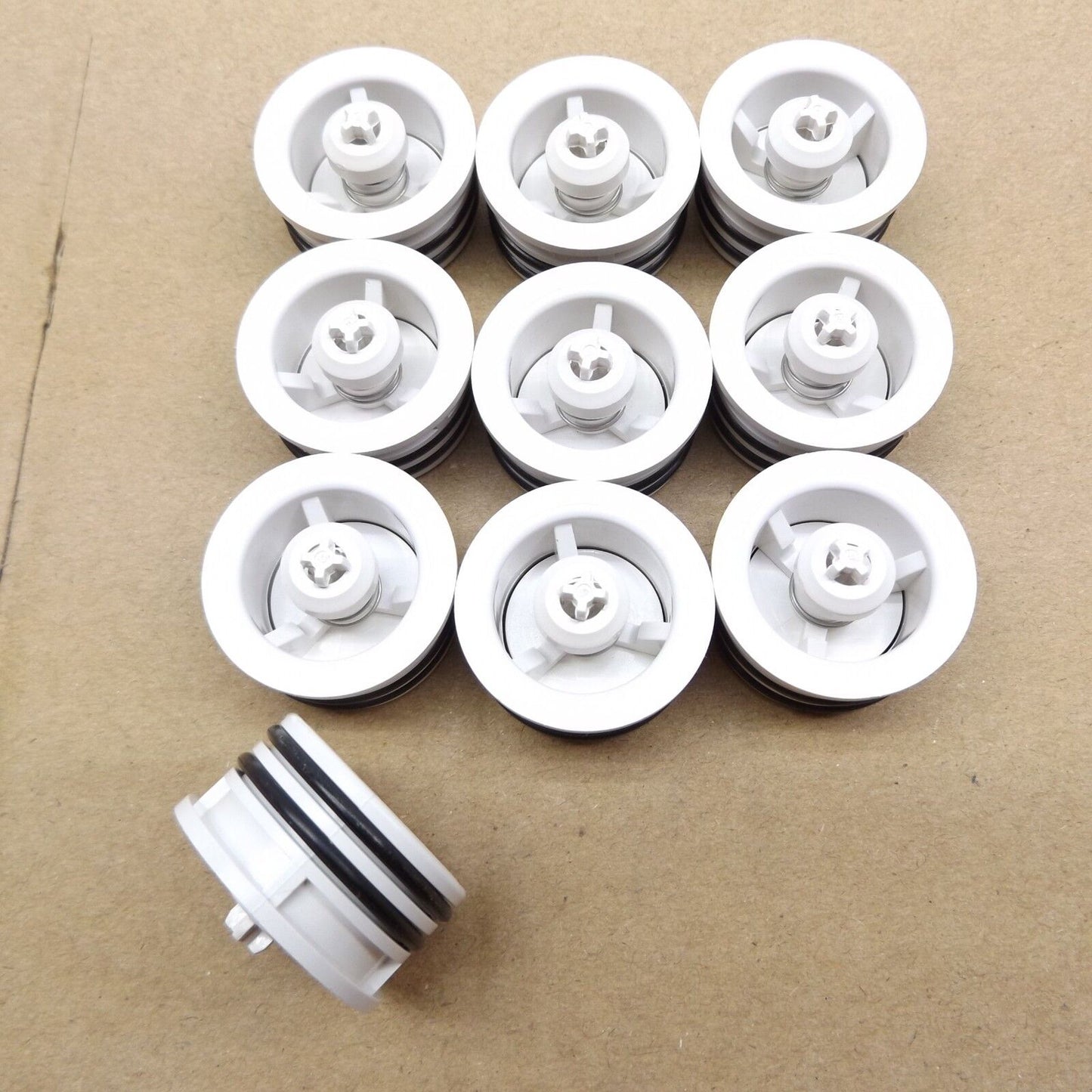 LOT OF 10 HONEYWELL AMCU200 SMALL UNION CHECK VALVE FOR AM-1 AMX-1 MIXING VALVE